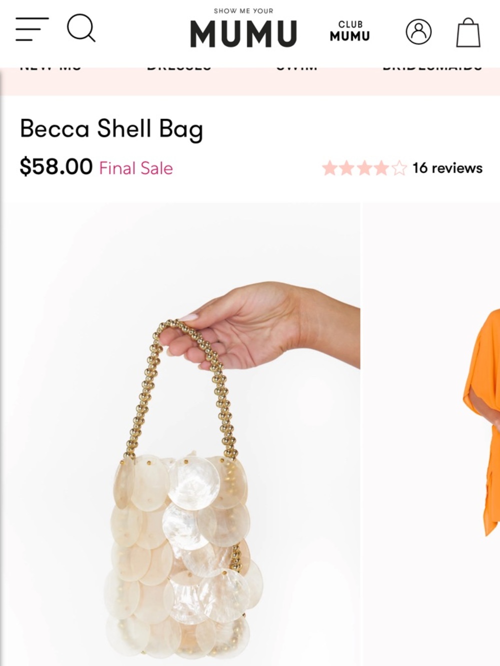 Becca Shell Bag - Show Me Your MuMu